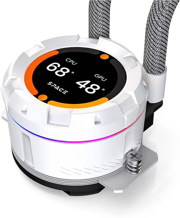 Система жидкостного охлаждения для процессора ID-Cooling SL360 XE White