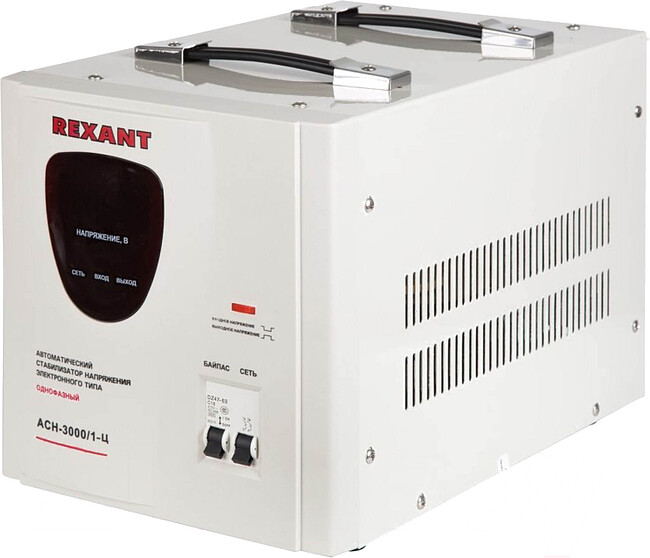 Стабилизатор напряжения Rexant AСН-3000/1-Ц серый (11-5004)