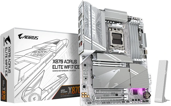 Материнская плата Gigabyte X870E Aorus Elite WIFI7 Ice rev. 1.2