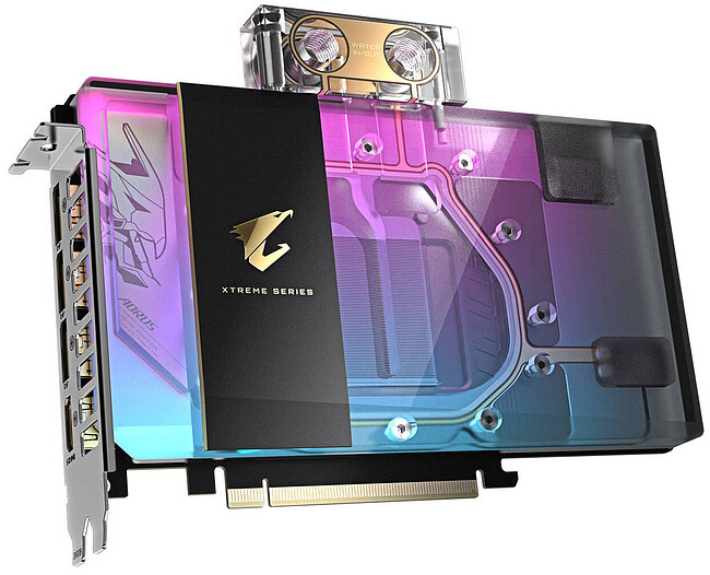 Видеокарта GigaByte Aorus GeForce RTX 5080 Xtreme Waterforce WB 16G GDDR7 (GV-N5080AORUSX WB-16GD)