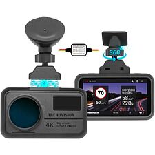 Автомобильный видеорегистратор Trendvision TDR-725 Real 4K Max черный