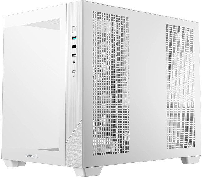Корпус DeepCool CG330 3F WH mATX без БП белый (R-CG330-WHNGM3-G)