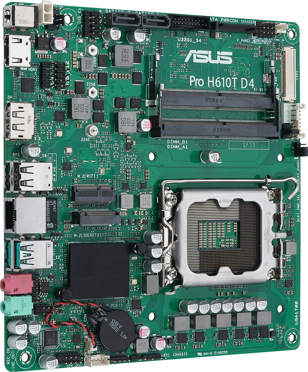 Материнская плата ASUS Pro H610T D4-CSM (90MB1AM0-M0EAYC)