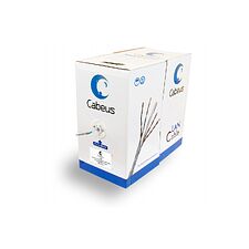 Кабель витая пара Cabeus FTP-4P-CAT.5E-PATCH-LSZH-GY серый