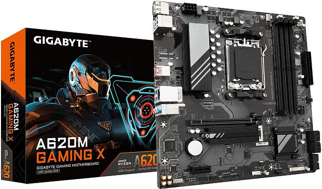Материнская плата GigaByte A620M Gaming X rev. 1.1