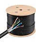 Кабель сетевой Buro BU-CCA-050-OUTDOOR cat5E 305м черный