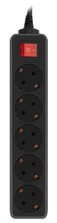 Сетевой фильтр PC Pet AP01006-3-BK черный