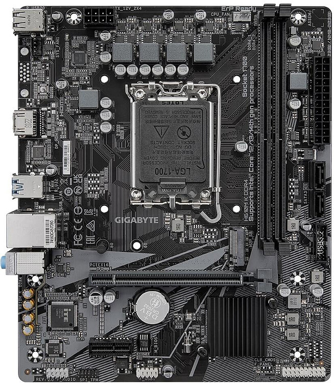 Материнская плата GigaByte H610M K DDR4 rev. 2.0
