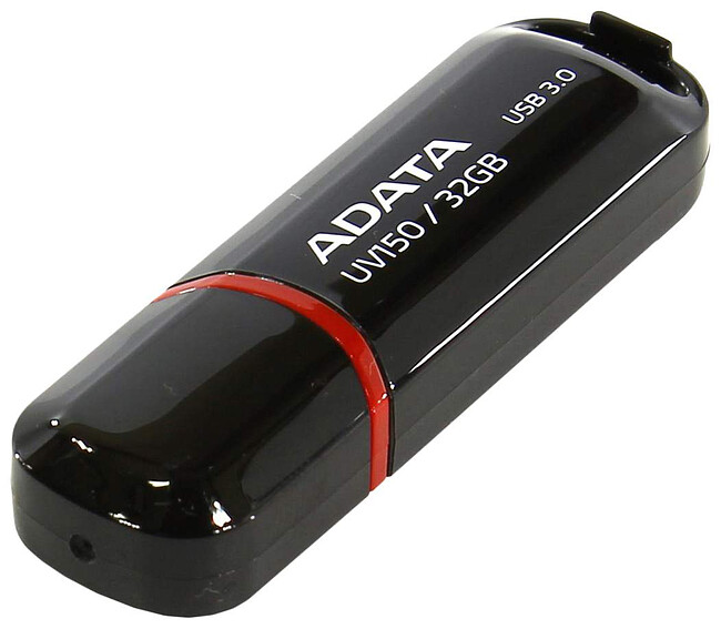 USB Flash-накопитель A-Data AUV150-32G-RBK 32GB