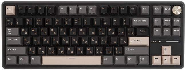 Клавиатура Royal Kludge RK R87 Pro Cream switch/Phantom