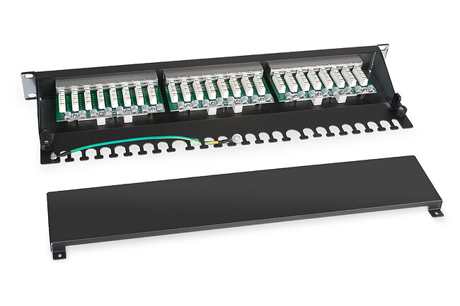 Патч-панель Cabeus PL-24-Cat.5e-SH-Dual