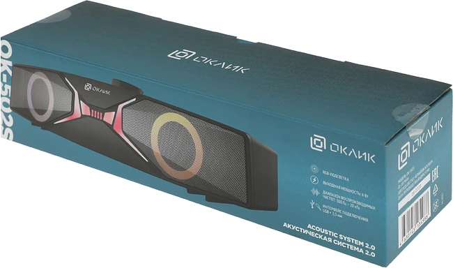 Саундбар Oklick OK-502S черный (1879644)