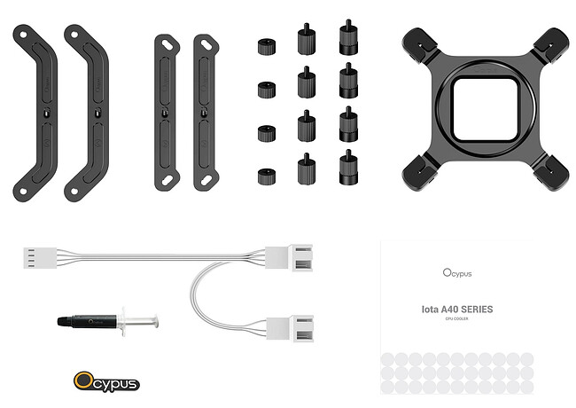 Кулер для процессора Ocypus Iota A40 WH Dual Fan White (Iota-A40-WH2NNWD00X-GL)