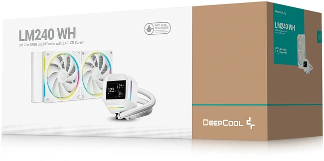 Система жидкостного охлаждения для процессора Deepcool LM240 WH (R-LM240-WHDMMC-1)