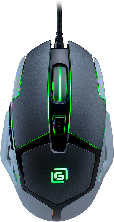 Мышь Oklick 915G Hellwish V2 черный/серый (1003993)