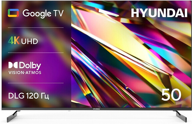 Телевизор Hyundai H-LED50BU7011 черный Телевизор Hyundai H-LED50BU7011 черный