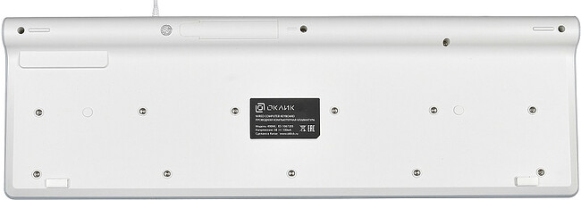 Клавиатура Oklick 490ML белый