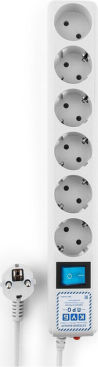 Сетевой фильтр Power Cube SPL(5+1)-16B-P-1,9M White