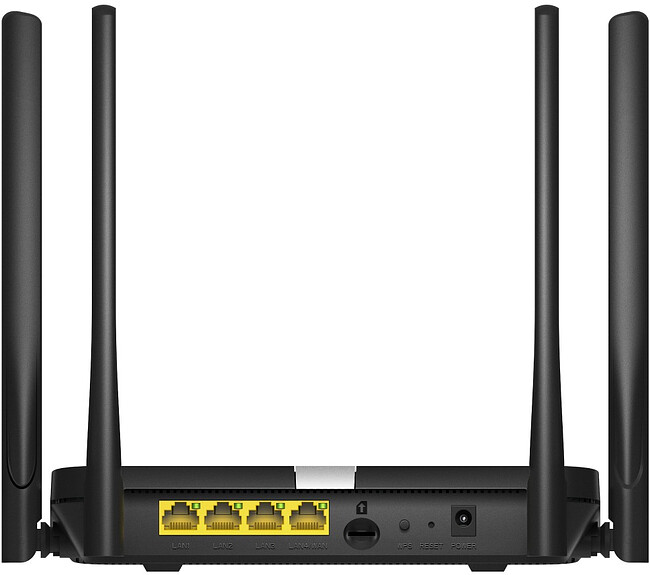 Роутер беспроводной Cudy AC1200 черный (LT500)