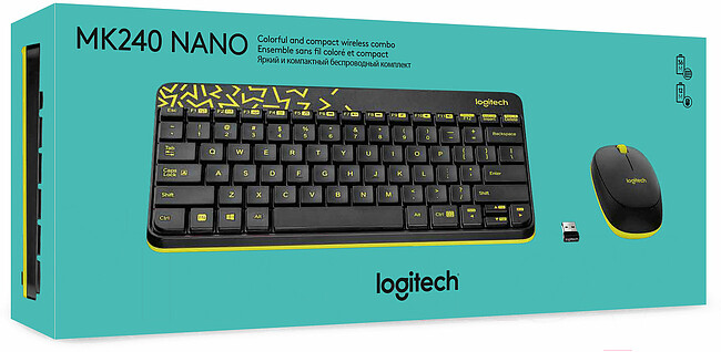 Набор периферии Logitech MK240 черный (920-008198)