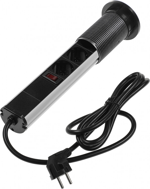 Разветвитель Premier PX/BL-VRT-3R-2USB-GRE серый