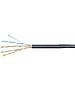 Кабель витая пара Cabeus UTP-4P-Cat.5e-SOLID-OUT-PE-UV черный