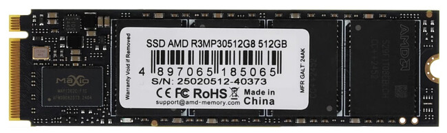 SSD диск AMD Radeon 512Gb (R3MP30512G8)