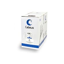 Кабель витая пара Cabeus UTP-4P-CAT.5E-SOLID-WH белый