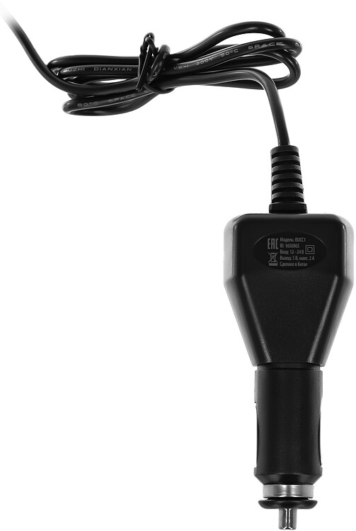 Автомобильное зарядное Buro BUCC1 10W 2A черный (BUCC10S00CBK)