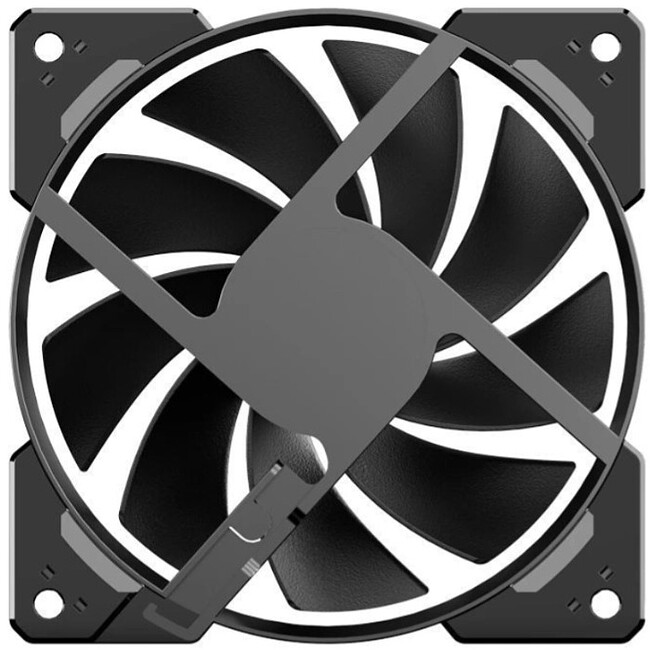 Кулер для корпуса Alseye N12-B Black