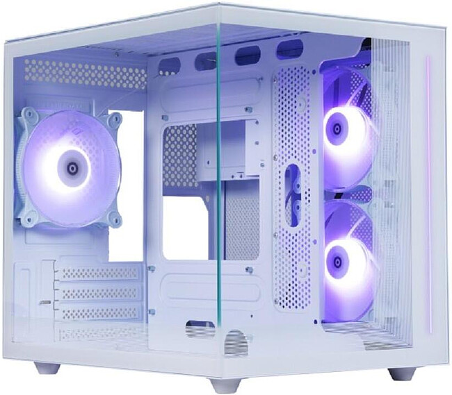 Корпус Defender NovaCube ARGB без БП белый (25104)