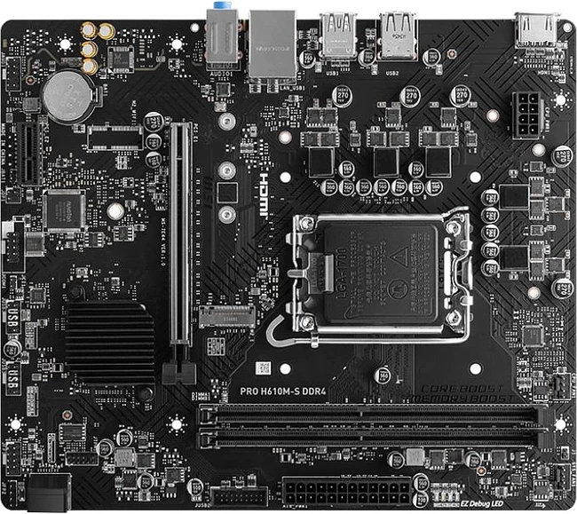 Материнская плата MSI Pro H610M-S DDR4