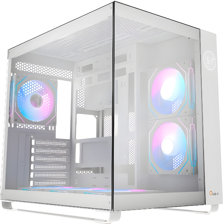 Корпус Ocypus Iota C70 ARGB без БП White (Iota-C70-WHD600XX-GL)
