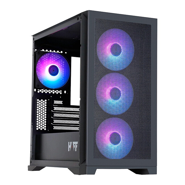 Корпус HAFF Glory Mini mATX без БП Black