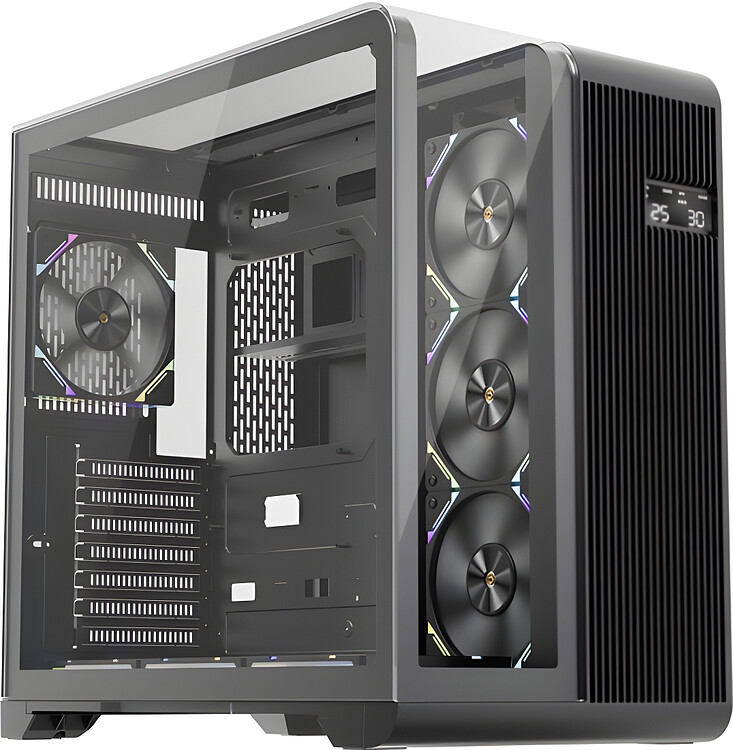 Корпус 1stPlayer RT7 без БП Black (RT7-BK-3FC7R-1FC7)