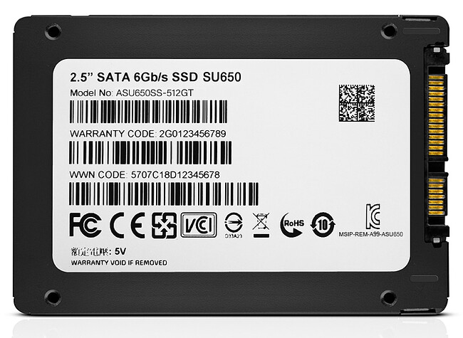 SSD диск A-Data Ultimate SU650 512GB (ASU650SS-512GT-R)