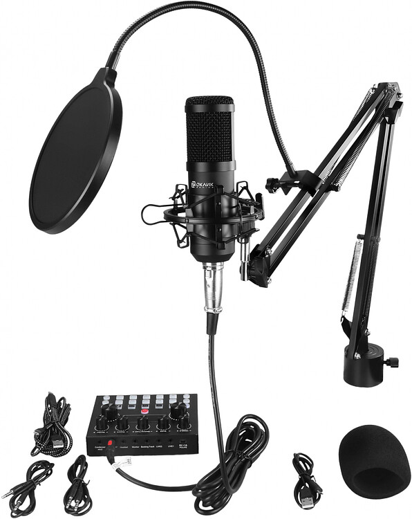 Микрофон Oklick SM-600G черный (1796784)