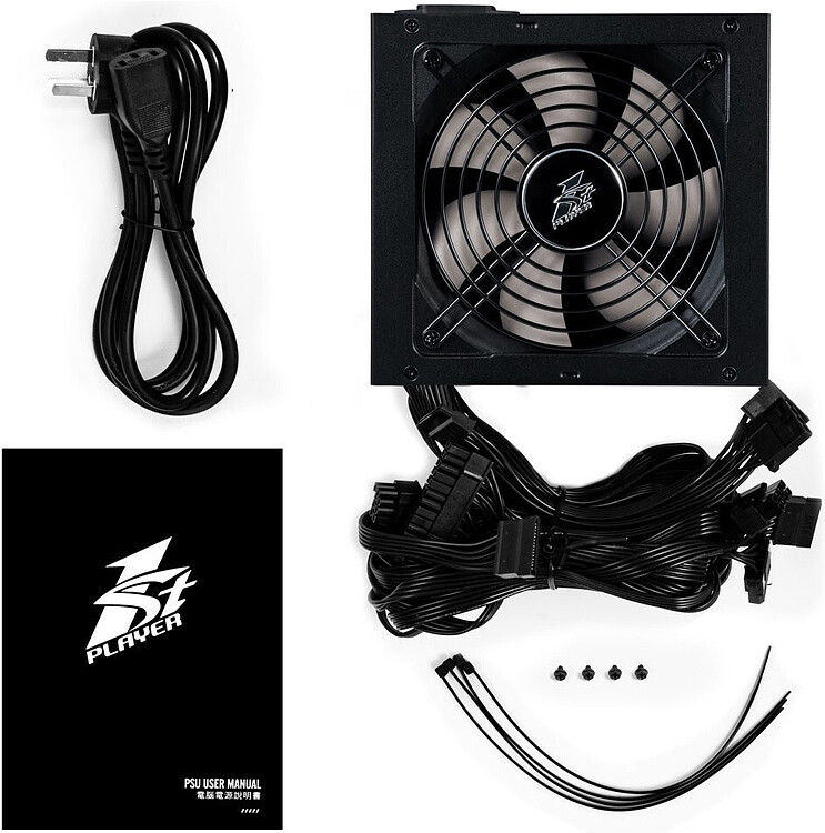 Блок питания 1stPlayer PS-800AX 800W черный (DKPM-BRZ-800-BK-EU)