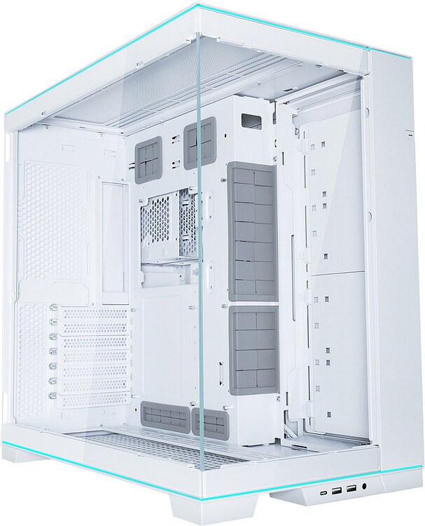 Корпус Lian Li O11 Dynamic EVO RGB E-ATX без БП белый (G99.O11DERGBW.00)