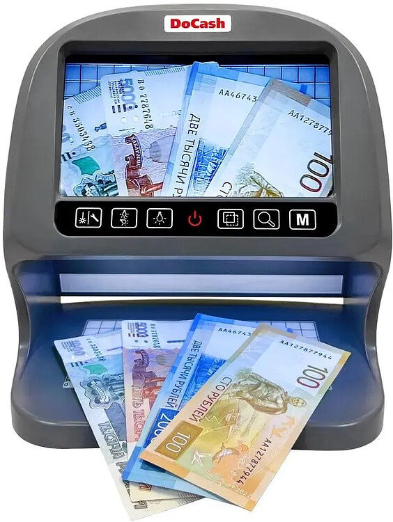 Детектор банкнот DoCash BIG D LED просмотровый мультивалюта Детектор банкнот DoCash BIG D LED просмотровый мультивалюта