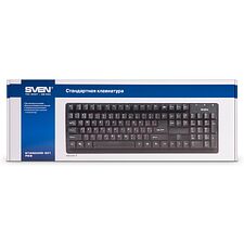Клавиатура Sven Standard 301 USB черный (SV-03100301UB)