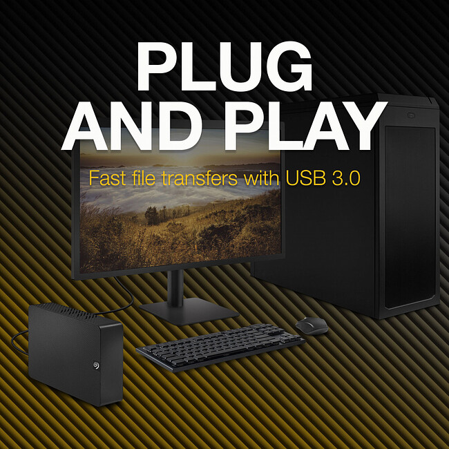 Внешний накопитель Seagate Expansion 6Tb черный (STKP6000400)