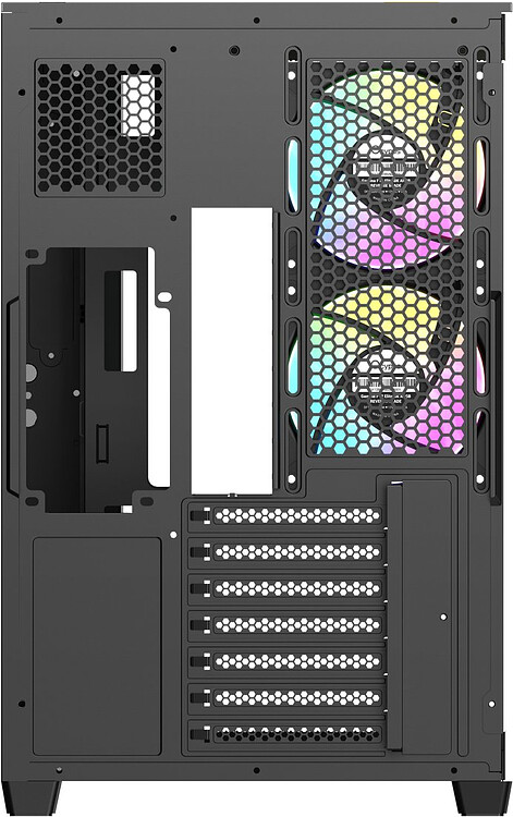 Корпус Ocypus Delta C74 BK ARGB без БП черный (Delta-C74-BKD200XX-GL)