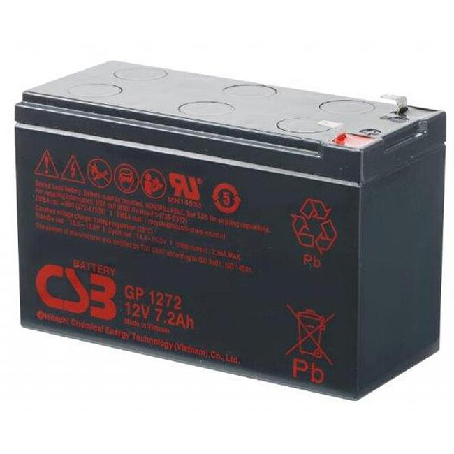 Аккумулятор для ИБП CSB 12V/7.2Ah (GP 1272 F2)