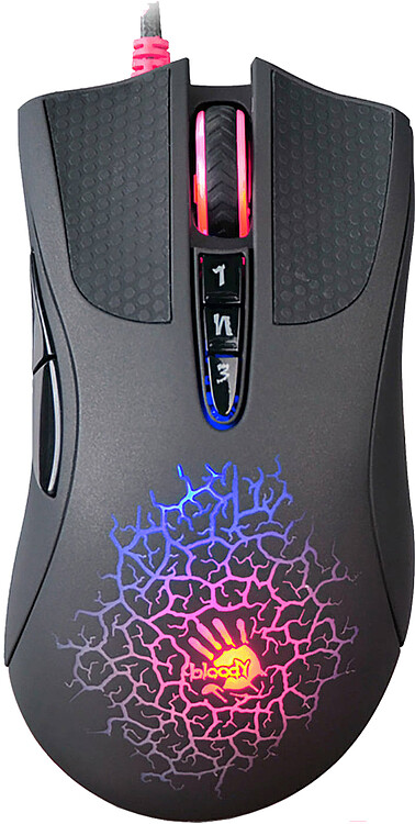 Мышь Bloody Blazing Gaming Mouse AL90 черный