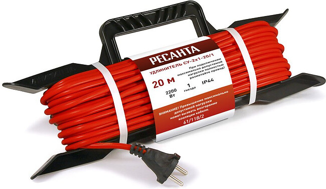 Удлинитель Ресанта СУ-2х1-20/1 (61/118/2)