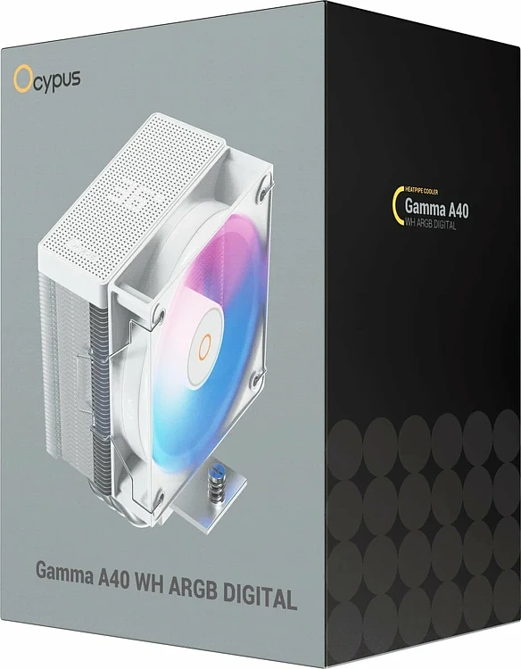 Кулер для процессора Ocypus Gamma A40 WH ARGB Digital White (Gamma-A40-WH1NAWD00X-GL)