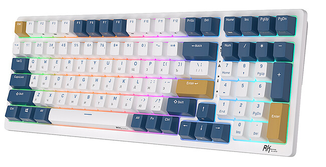 Клавиатура Royal Kludge RK98 Brown switch/Klein Blue