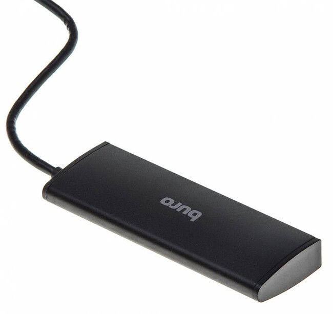 USB-хаб Buro BU-HUB4-0.5-U3.0 черный