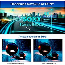 Автомобильный видеорегистратор TrendVision TDR-725 Real 4K черный